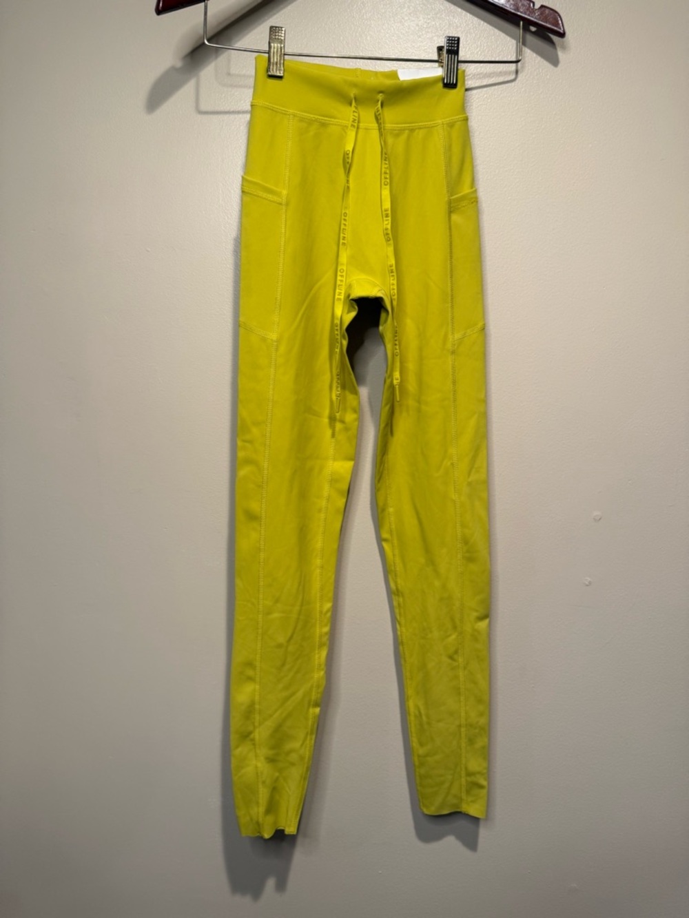 BOGO - Aerie Women’s Yellow Hi-Rise 7/8 Leggings Size XS LONG INSEAM